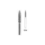862 - Fresa diamantada llama, mediana - 107-126