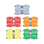 TORNILLOS POP® UNIVERSAL PARA INFERIOR (PERFECT ORTHODONTIC PERFORMANCE) - 10/12 PIEZAS - Surtido de colores - 12 piezas (2 de cada color) - 8 mm - 12 mm