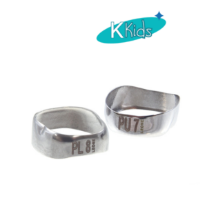 BANDAS LISAS PEDODÓNTICAS UNIVERSALES MOLARES DECIDUOS SUPERIORES (PU) E INFERIORES (PL) - 5 PIEZAS