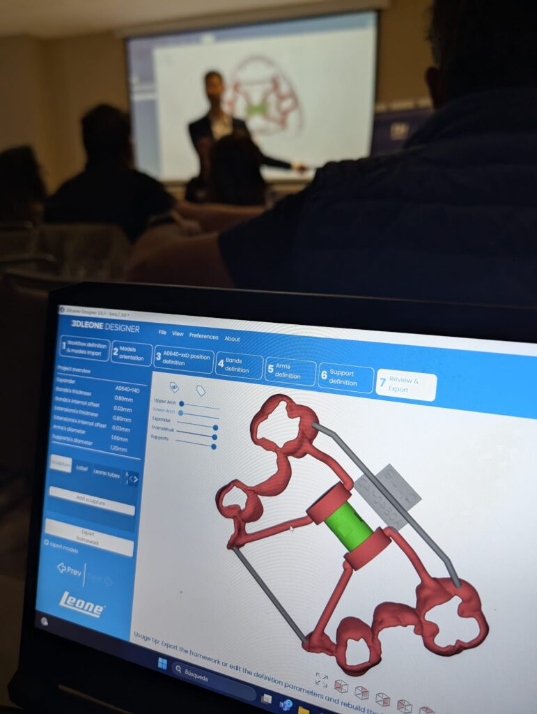 Expansor CAD-CAM de Leone en el software 3D Leone Designer.